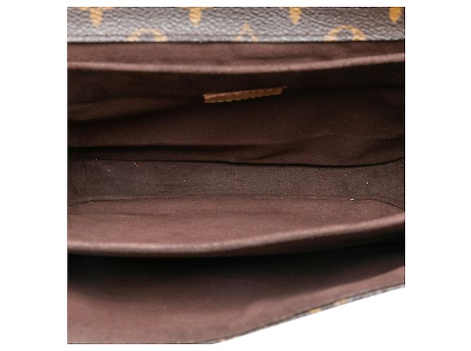 Bolso Louis Vuitton Monogram Pochette Metis marrón Castaño - vista 4