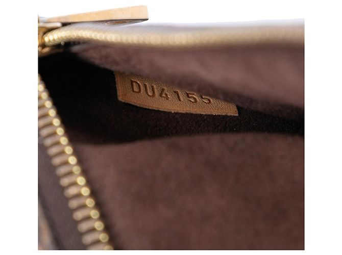 Bolso Louis Vuitton Monogram Pochette Metis marrón Castaño - vista 6