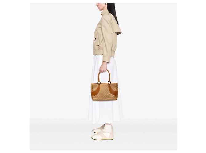 Tote Gucci GG Canvas beige - vista 7