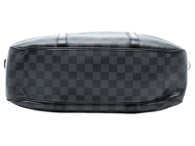 Borsa Louis Vuitton Damier Graphite Tadao PM nera Nero - vista 3