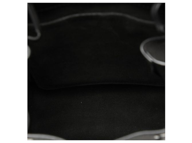 Zaino Louis Vuitton Taurillon Lockme nero - vista 4