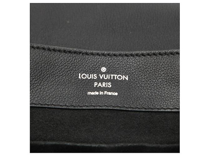 Zaino Louis Vuitton Taurillon Lockme nero - vista 5