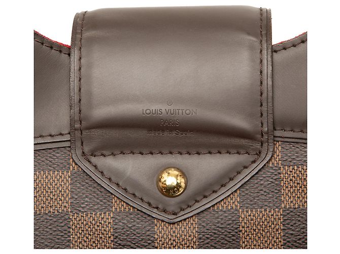 Borsa a Spalla Louis Vuitton Damier Ebene Sistina GM Marrone - vista 6