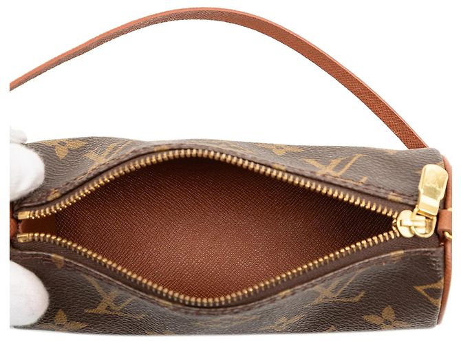Borsa a mano Louis Vuitton Monogram Papillon marrone - vista 4