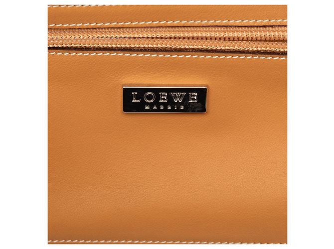 Orangefarbene LOEWE Lederhandtasche - Ansicht 5