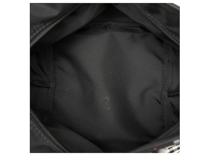 Borsa in nylon Burberry House Check nera Nero - vista 4