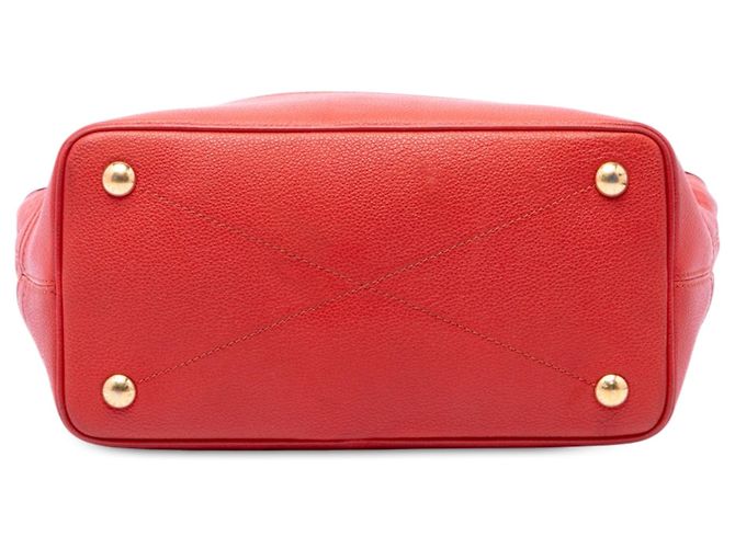 Borsa Tote Louis Vuitton Monogram Empreinte Citadine PM rossa Rosso - vista 3