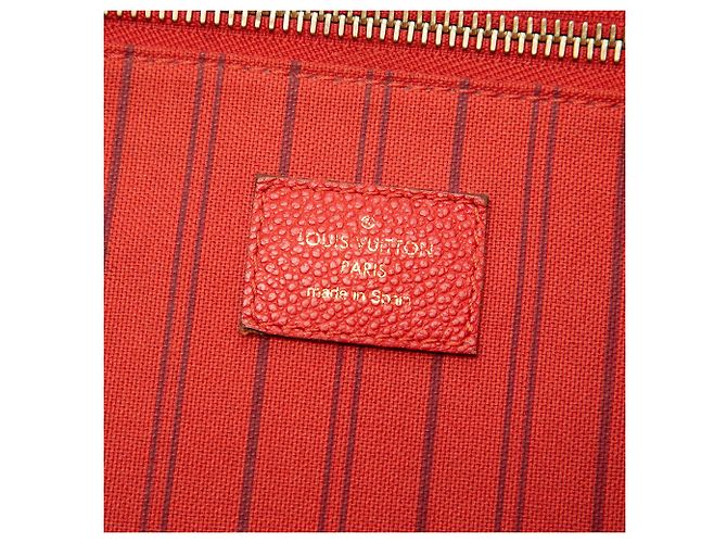 Borsa Tote Louis Vuitton Monogram Empreinte Citadine PM rossa Rosso - vista 5