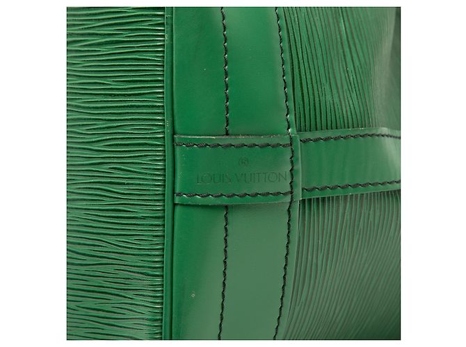 Borsa a secchiello Epi Noe GM verde Louis Vuitton - vista 5