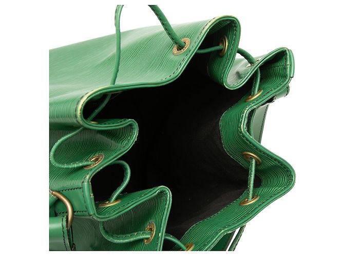 Borsa a secchiello Epi Noe GM verde Louis Vuitton - vista 6