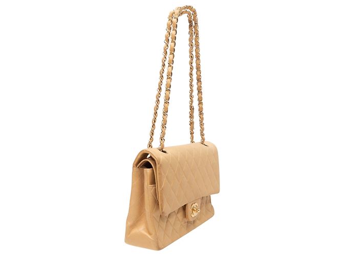 Tan Chanel 2002 Small Double Flap Bag Camel - view 2