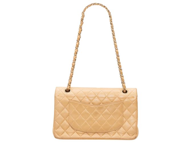 Tan Chanel 2002 Small Double Flap Bag Camel - view 3