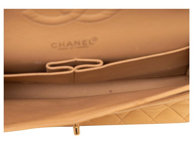 Tan Chanel 2002 Small Double Flap Bag Camel - view 5