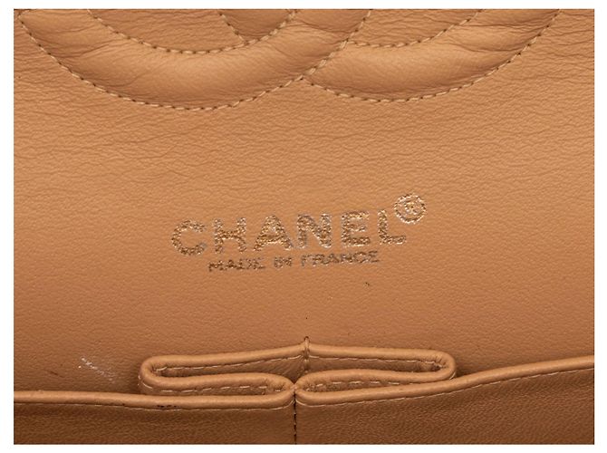 Tan Chanel 2002 Small Double Flap Bag Camel - view 6