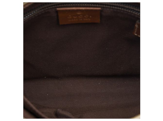 Borsa a tracolla Gucci GG Supreme Web bianca Bianco - vista 4