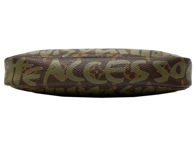 Borsa a tracolla Louis Vuitton Stephen Sprouse Monogram Graffiti Pochette Accessoires marrone - vista 3