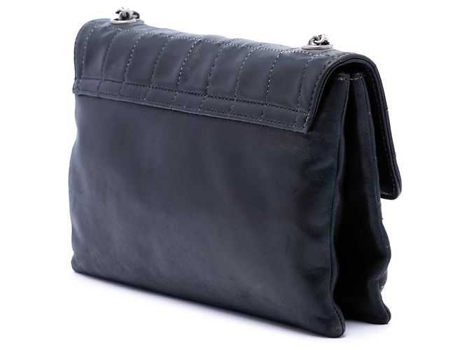Borsa a tracolla con catena Reissue 2.55 in agnello Black Chocolate Bar Chanel Nero - vista 2