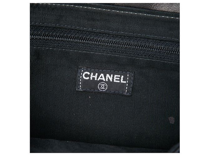 Borsa a tracolla con catena Reissue 2.55 in agnello Black Chocolate Bar Chanel Nero - vista 5
