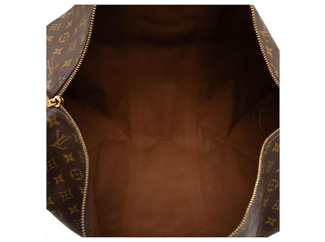 Borsa da viaggio Louis Vuitton Monogram Keepall 55 marrone - vista 4