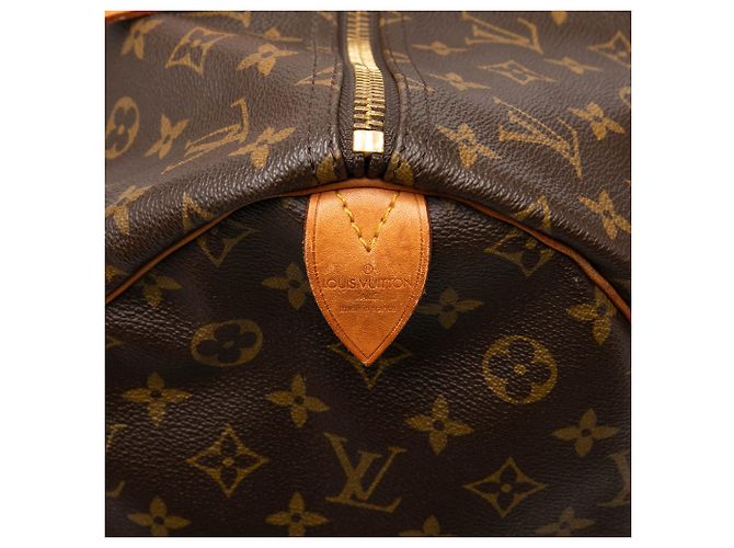 Borsa da viaggio Louis Vuitton Monogram Keepall 55 marrone - vista 5