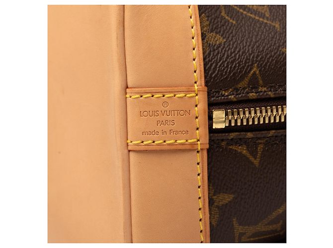 Borsa Louis Vuitton Monogram Alma PM Marrone - vista 5