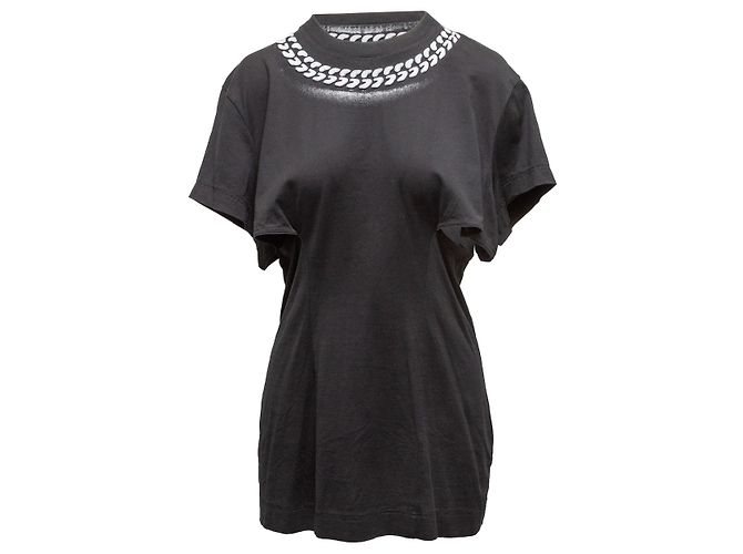 Mini abito in cotone con cutout bianco e nero Givenchy Taglia US S - vista 2