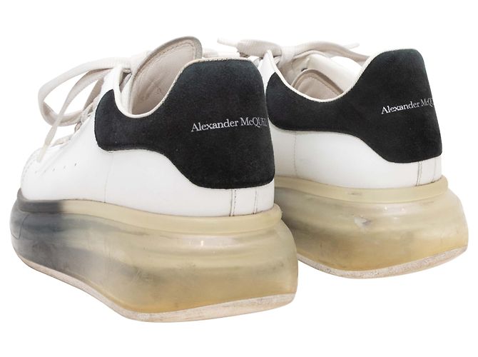 Alexander McQueen Platform Low-Top Sneaker Weiß & Schwarz Größe 38 - Ansicht 2