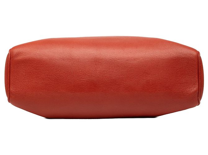 Borsa Tote LOEWE Velazquez Twist in pelle arancione - vista 3