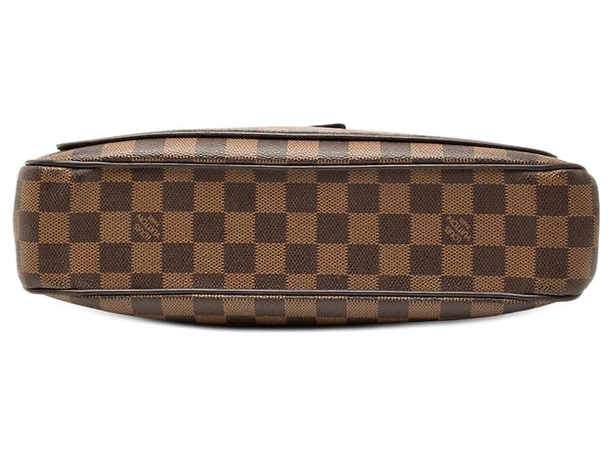 Borsa a tracolla Louis Vuitton Damier Ebene Aubagne marrone - vista 3