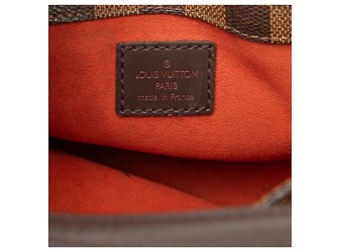 Borsa a tracolla Louis Vuitton Damier Ebene Aubagne marrone - vista 5