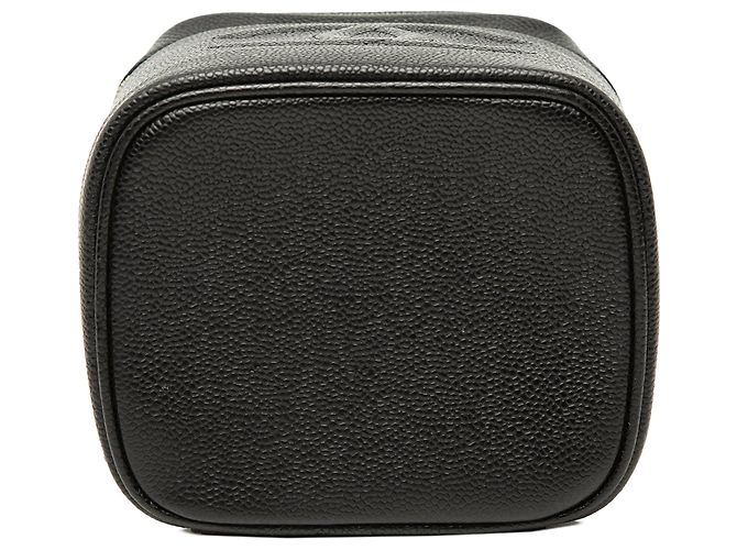 Black Chanel CC Caviar Vanity Case - view 3