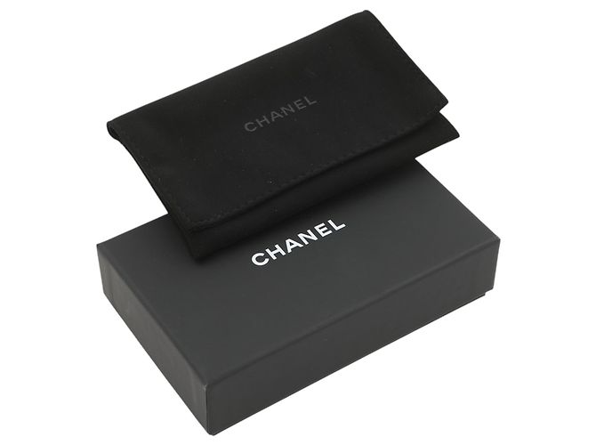 Beiger Chanel CC gesteppter Caviar Kartenhalter - Ansicht 10