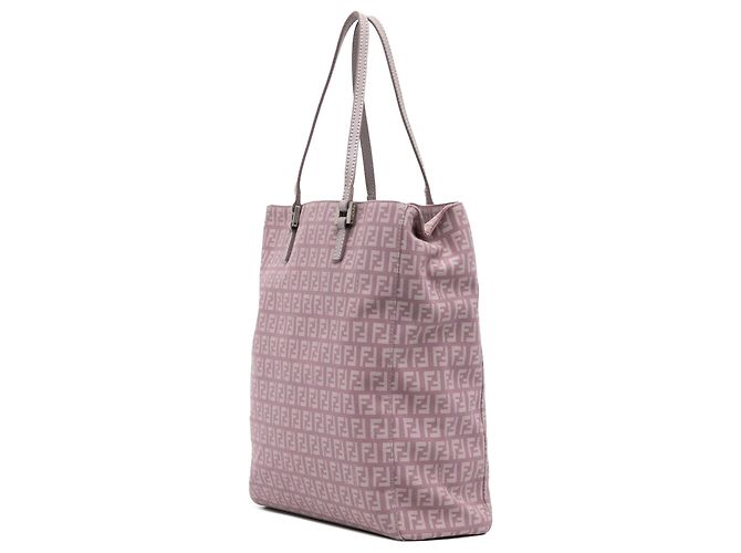 Tote in tela Fendi Zucchino viola Porpora - vista 2