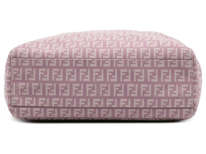 Tote in tela Fendi Zucchino viola Porpora - vista 3