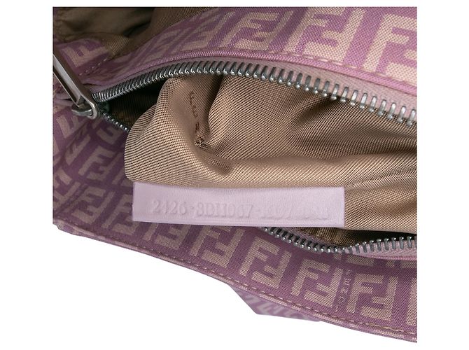 Tote in tela Fendi Zucchino viola Porpora - vista 6