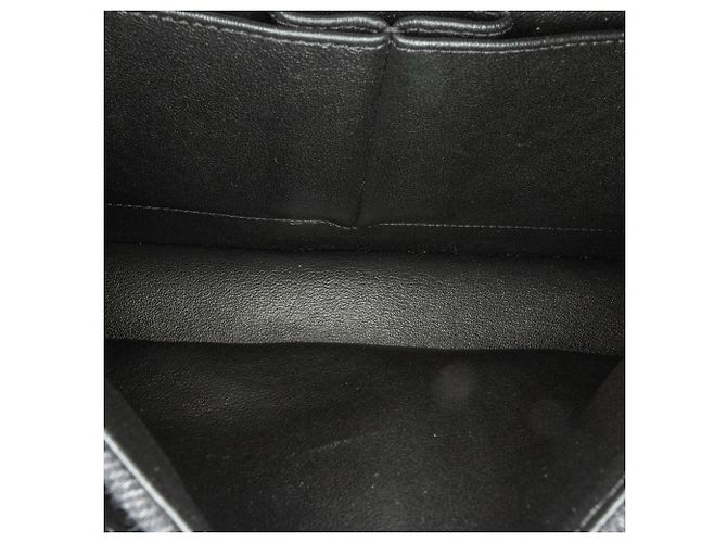 Borsa a tracolla Chanel Medium Denim Double Flap nera Nero - vista 4