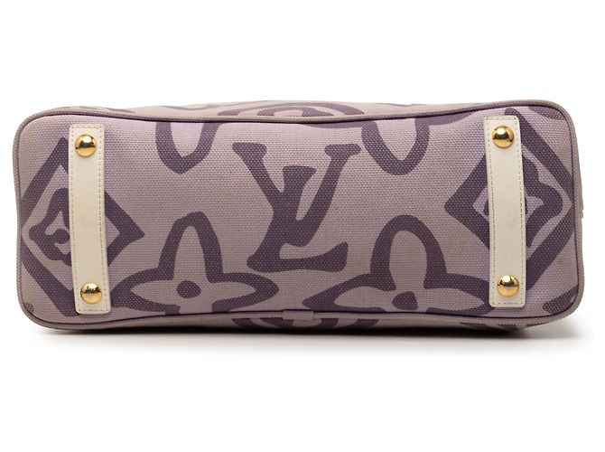 Borsa Tote Louis Vuitton Monogram Tahitienne PM viola Porpora - vista 3