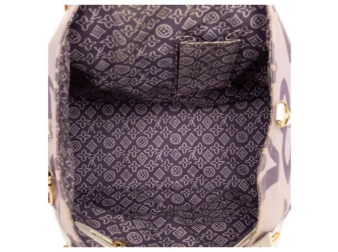 Borsa Tote Louis Vuitton Monogram Tahitienne PM viola Porpora - vista 4