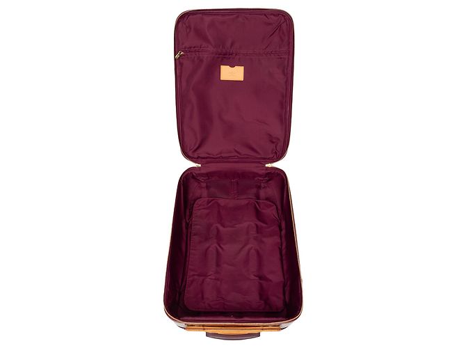 Borsa da viaggio Louis Vuitton Monogram Vernis Pegase 45 rossa Rosso - vista 4