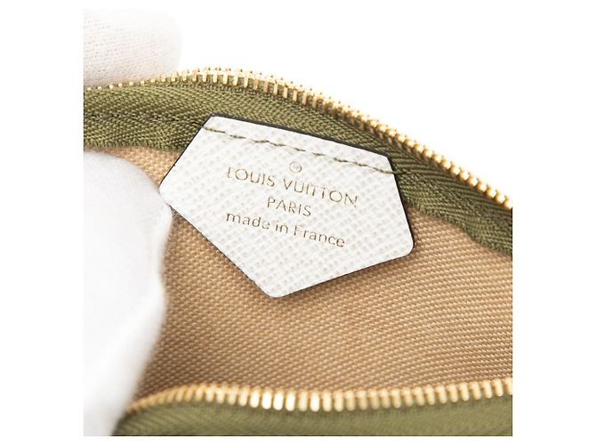Pochette Green Louis Vuitton Monogram Giant Micro Pochette Accessoires Verde - vista 5