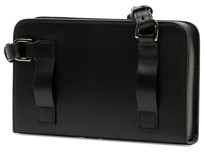 Borsa Messenger Ultra Pouch Dior in pelle nera con quadrante Nero - vista 2