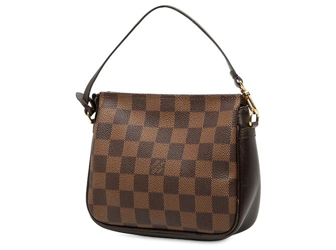 Pochette Trousse Louis Vuitton Damier Ebene Marrone - vista 2