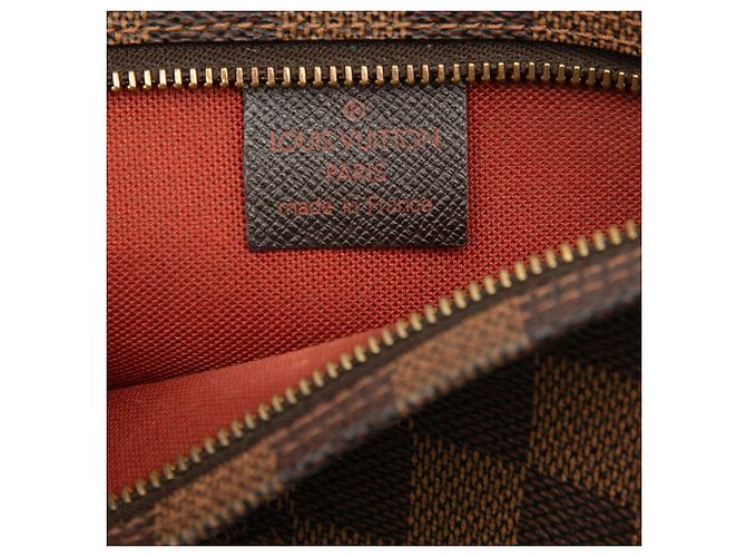 Pochette Trousse Louis Vuitton Damier Ebene Marrone - vista 6