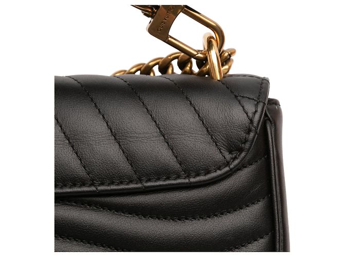Borsa Louis Vuitton New Wave Chain Bag PM nera Nero - vista 9