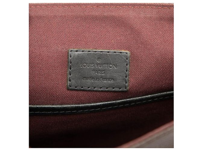 Borsa a tracolla Louis Vuitton Monogram Macassar Bass PM marrone - vista 5