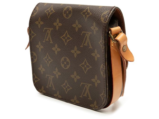 Borsa a tracolla Louis Vuitton Monogram Cartouchiere PM marrone - vista 2