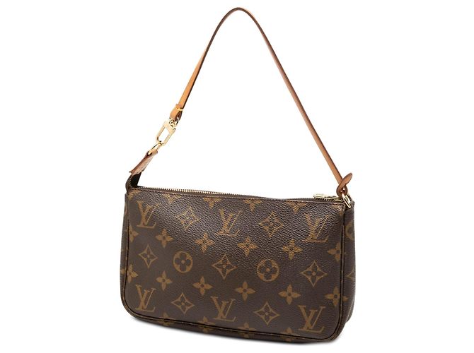 Borsa a tracolla Louis Vuitton Monogram Pochette Accessoires marrone - vista 2