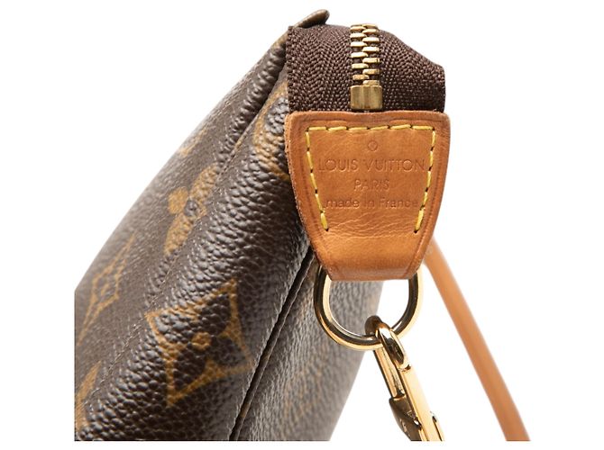 Borsa a tracolla Louis Vuitton Monogram Pochette Accessoires marrone - vista 5