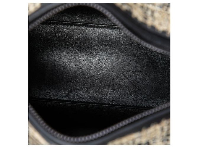 Borsa Lady Dior in tweed bianco, misura Medium - vista 4