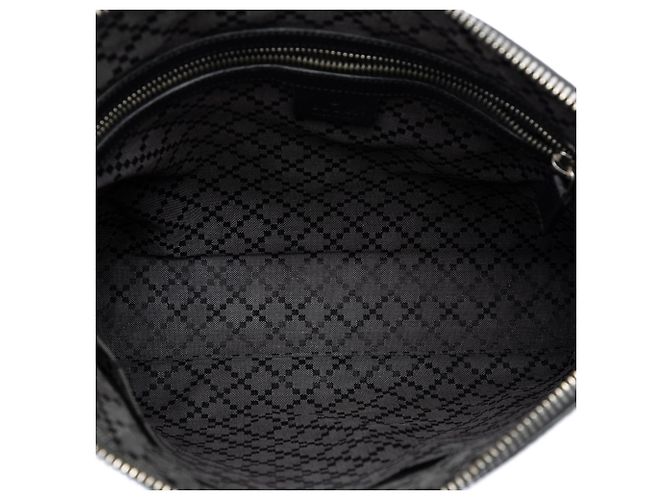Clutch de cuero negro Gucci - vista 4
